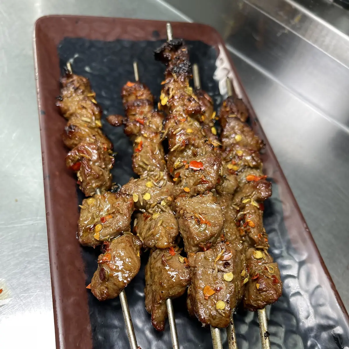 beef skewers 牛肉串